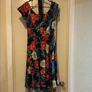 British Retro Dee Dee Floral Dress